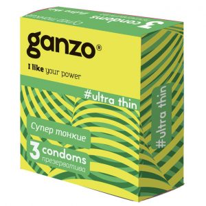 Презервативы Ganzo Ultra Thin - ультратонкие